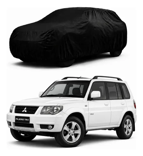 Imagem do produto Capa Cobrir Carro Couro 100% Forrada Impermeavel Pajero Tr4 Preto