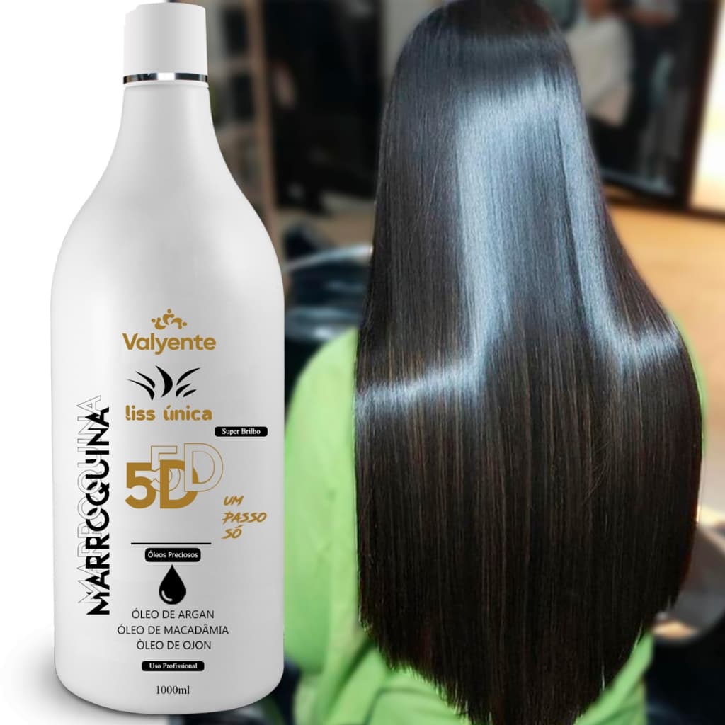 Imagem do produto Marroquina Liss Única 5D - Seu Segredo para Fios Impecáveis | Valyente