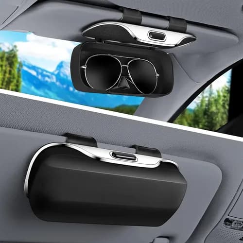Imagem do produto Porta Óculos Veicular Quebra Sol Acessório Automotivo Carro