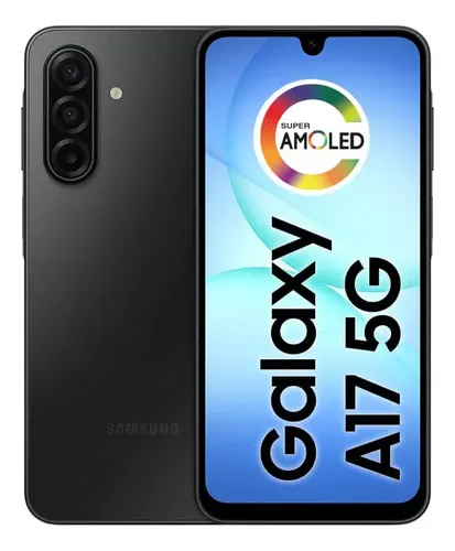 Imagem do produto Celular Samsung Galaxy A17 5g Com Ia, 128gb, 4gb Ram, Câm De 50mp, Tela De 6.7 , Nfc, Ip54 - Preto