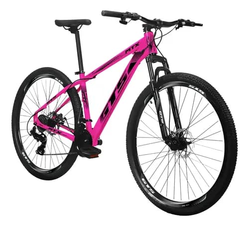 Imagem do produto Bicicleta Aro 29 Gts Mtx Quadro Aluminio 24v Freio A Disco Rosa/preto 19