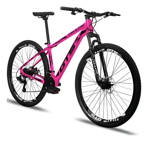 Imagem do produto Bicicleta Aro 29 Gts Pro M5 Track 21 Marchas Câmbios Shimano Cor Rosa Tamanho Do Quadro 17